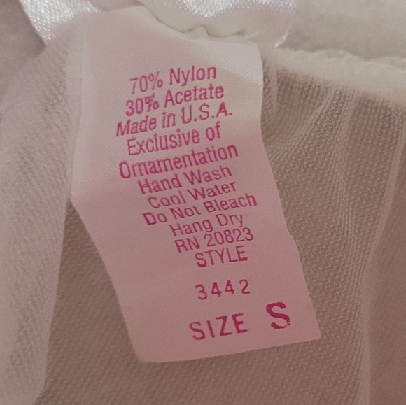 Frederick's Of Hollywood Vintage White Lace Teal Satin Lace-up Corset Lingerie S - Picture 12 of 12